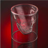 Clear Shot Glass Crystal Skull Head Vodka Wine Cup