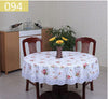 PVC Pastoral Round Table Cloth